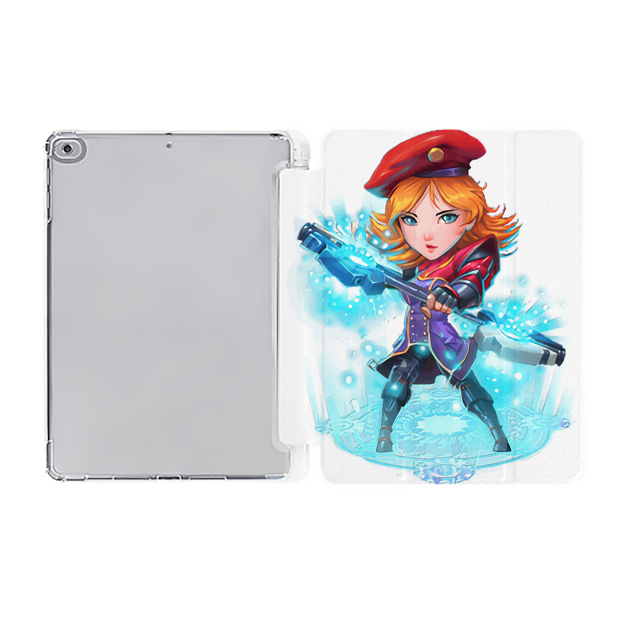 （画像用） リーグ・オブ・レジェンド League of Legends LOL IPad ケース ペン収納付き 三つ折りスタンド PUレザー×シリコン 対応機種9.5/10.5/10.9インチ